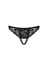 Erotická tanga Letica crotchless thong - OBSESSIVE