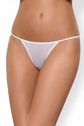 Dámská erotická tanga Luiza thong white - OBSESSIVE