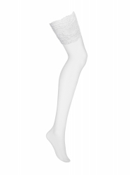 Punčochy 810-STO white stockings - Obsessive
