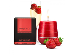 Afrodiziakální vonná svíčka Magnetifico Aphrodisiac Candle Sweet Strawberries - Valavani